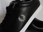 кроссовки FRED PERRY 4063 LEATHER black lime